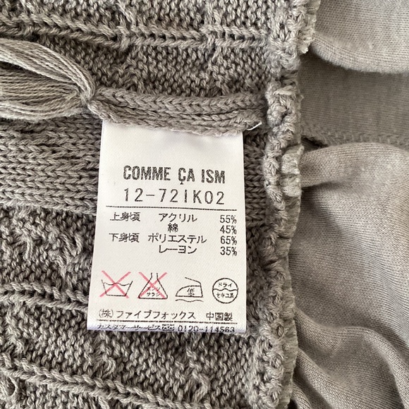 Comme ca ism light gray jumper - Picture 11 of 14